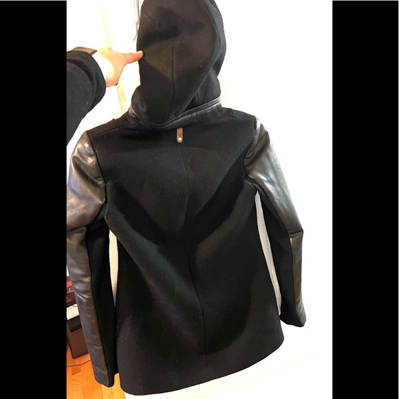 Mackage Wool/Leather Jacket - Picture 2 of 4